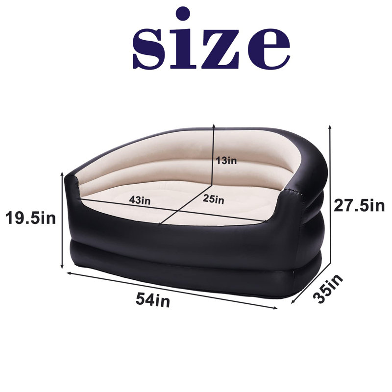 Alwyn Home Amarillo Air Sofa inflatable Couch & Reviews Wayfair